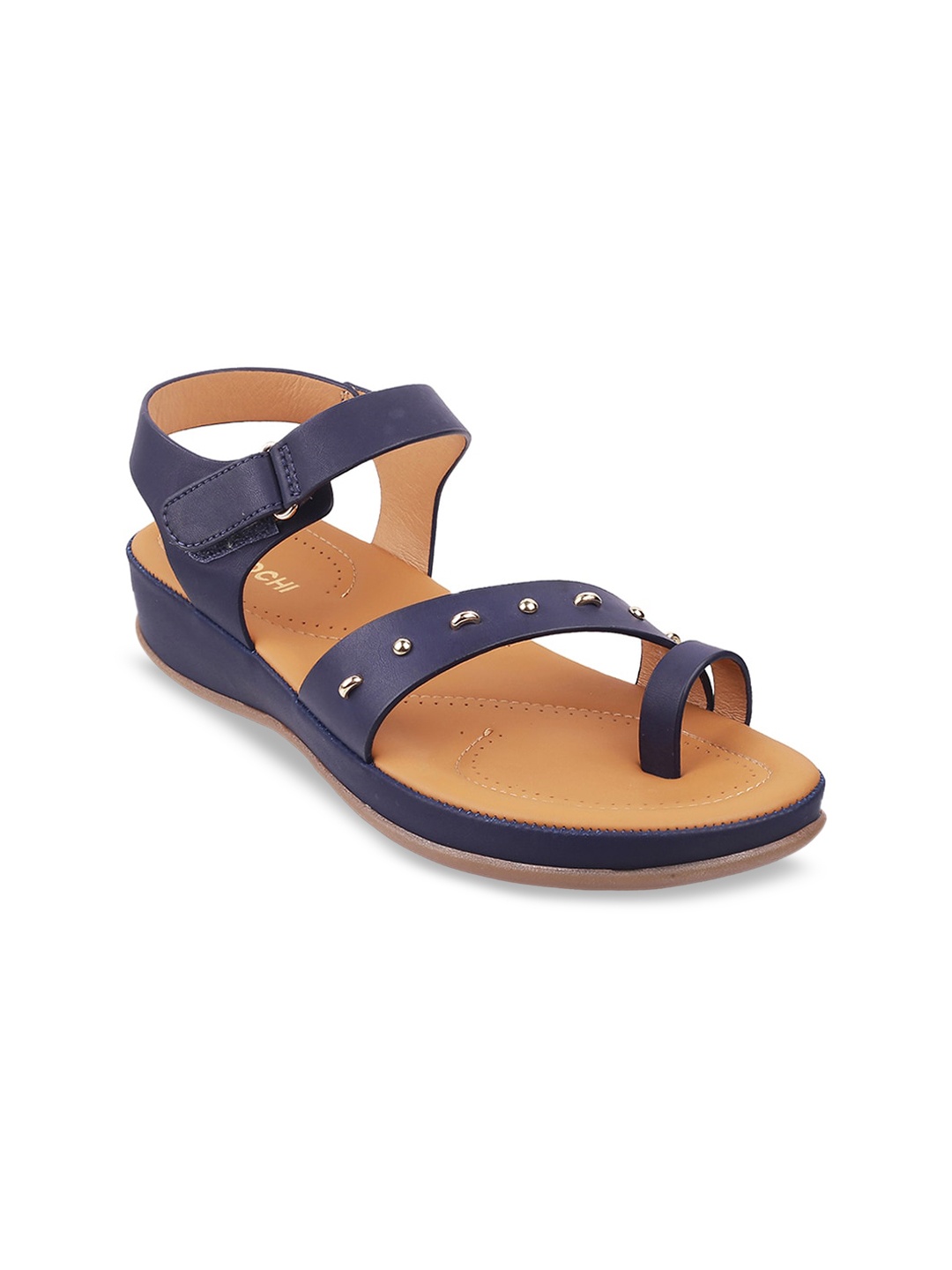 

Mochi Women Blue Embellished Sandals