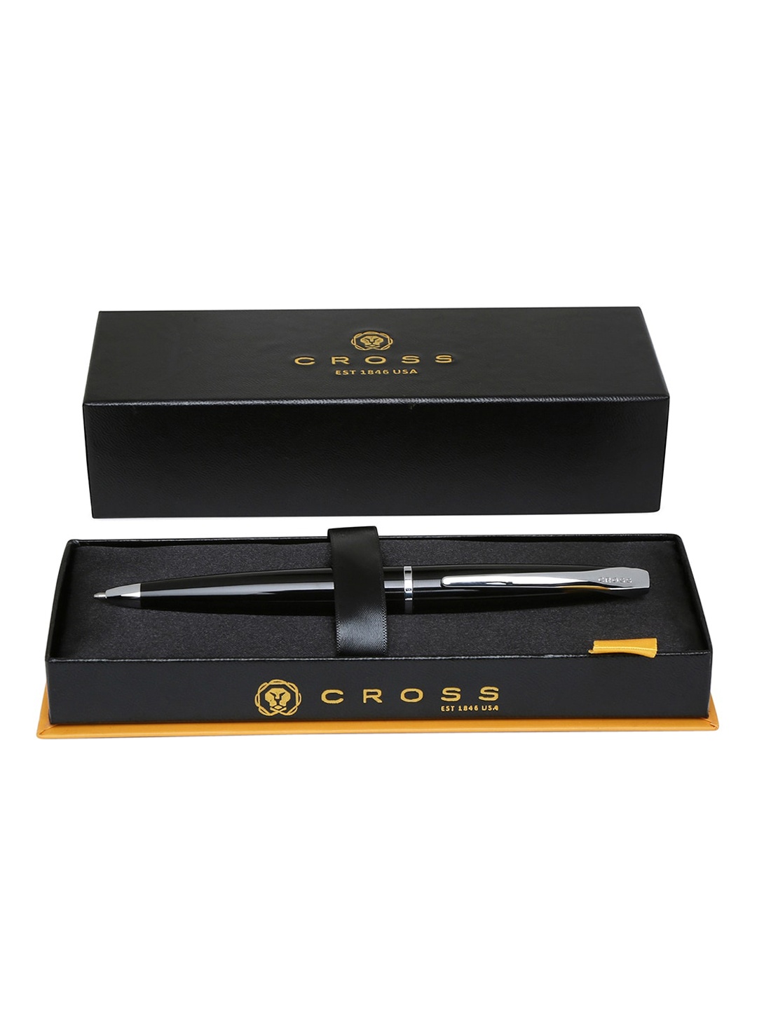 

Cross Black & Silver -Toned ATX Lacquer Ball Pen