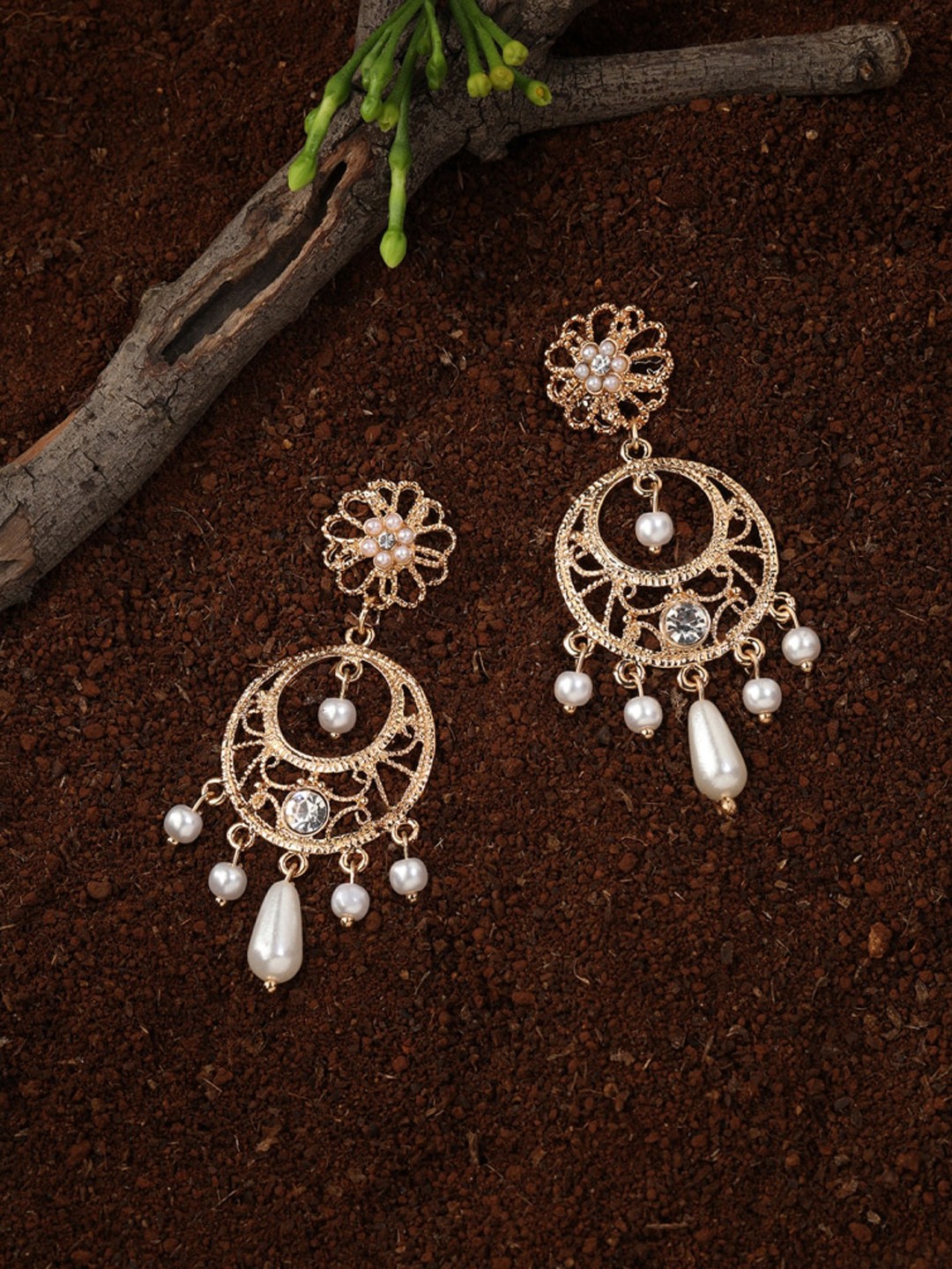 

Accessorize Gold-Toned Contemporary Chandbalis