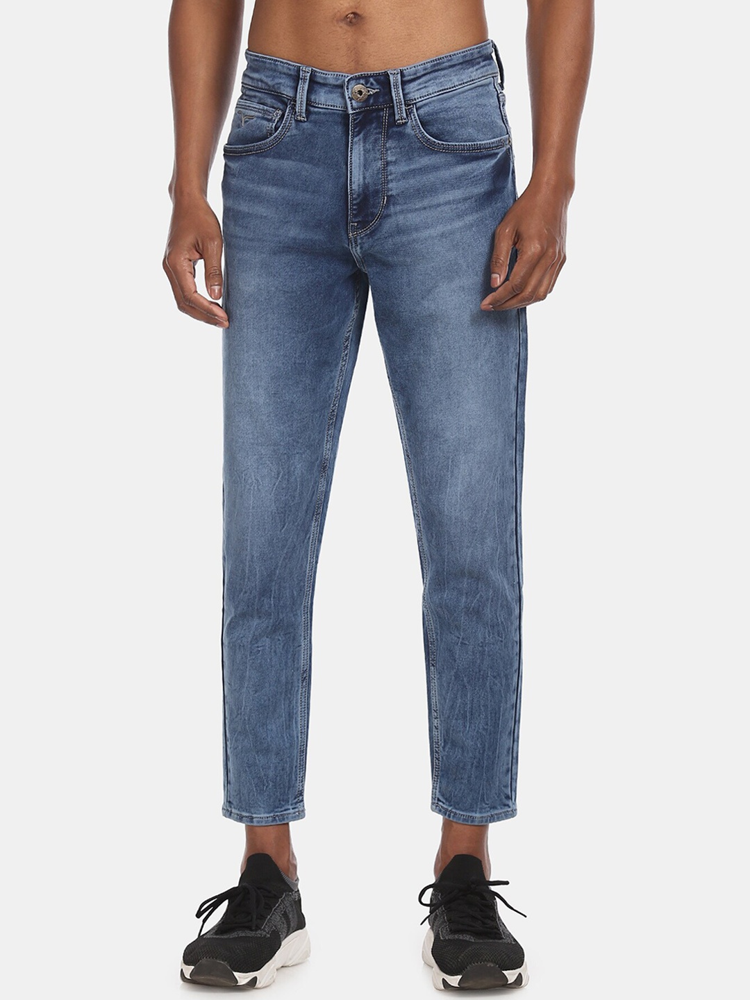 

Flying Machine Men Blue Mankle Slim Fit Light Fade Stretchable Jeans