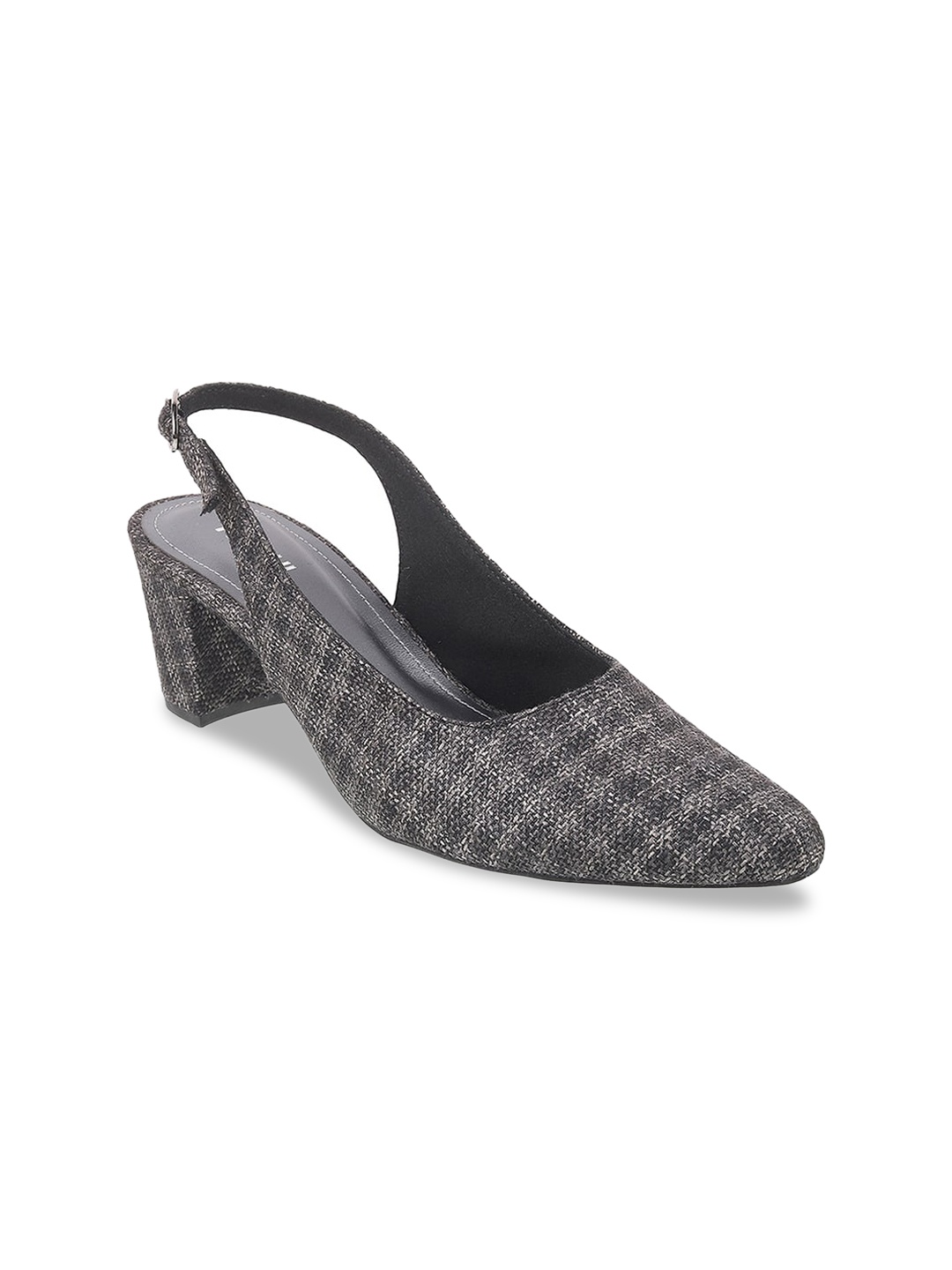 

Mochi Women Black Printed Pumps