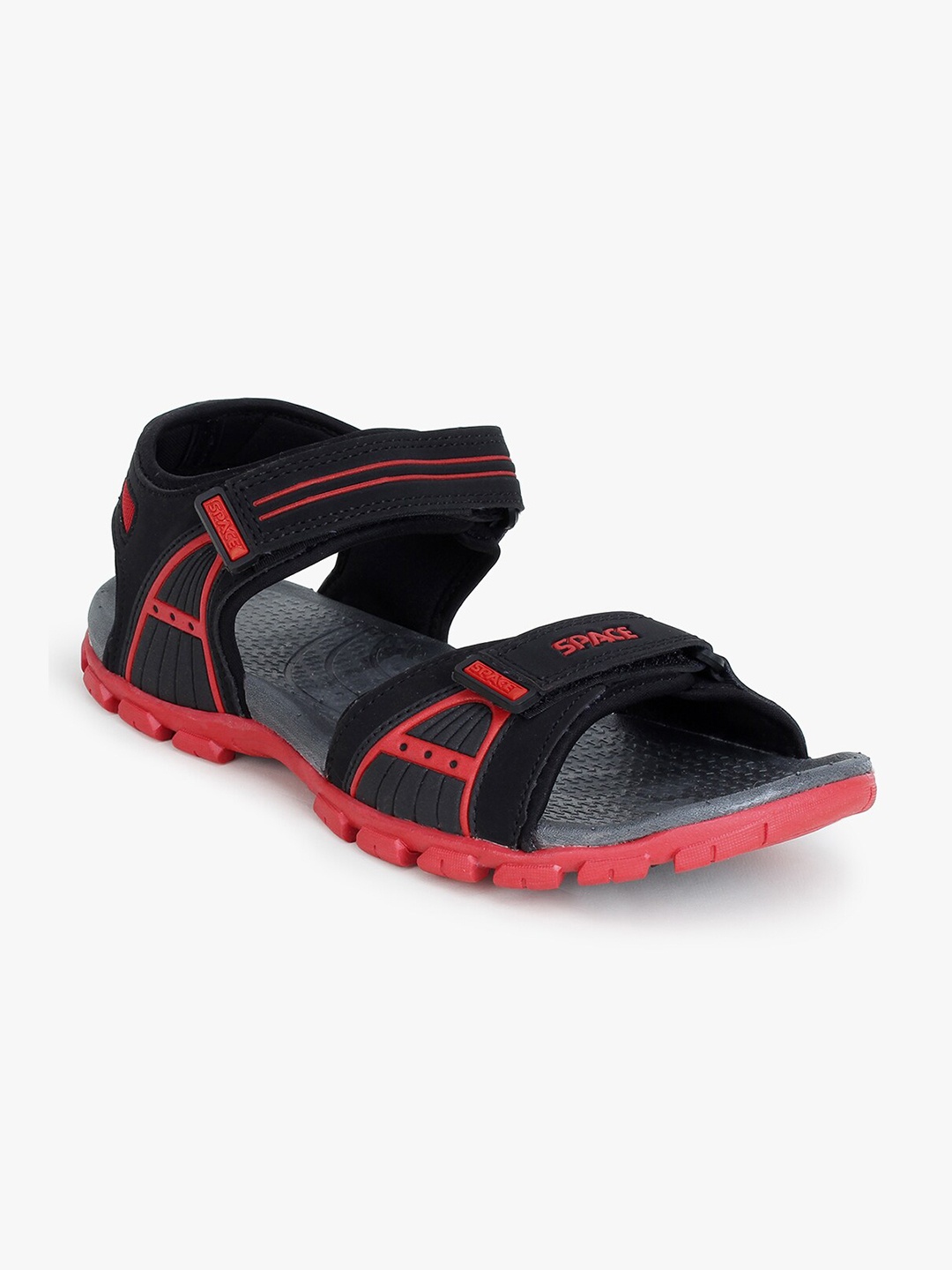 Space Men Black & Red Comfort Sandals