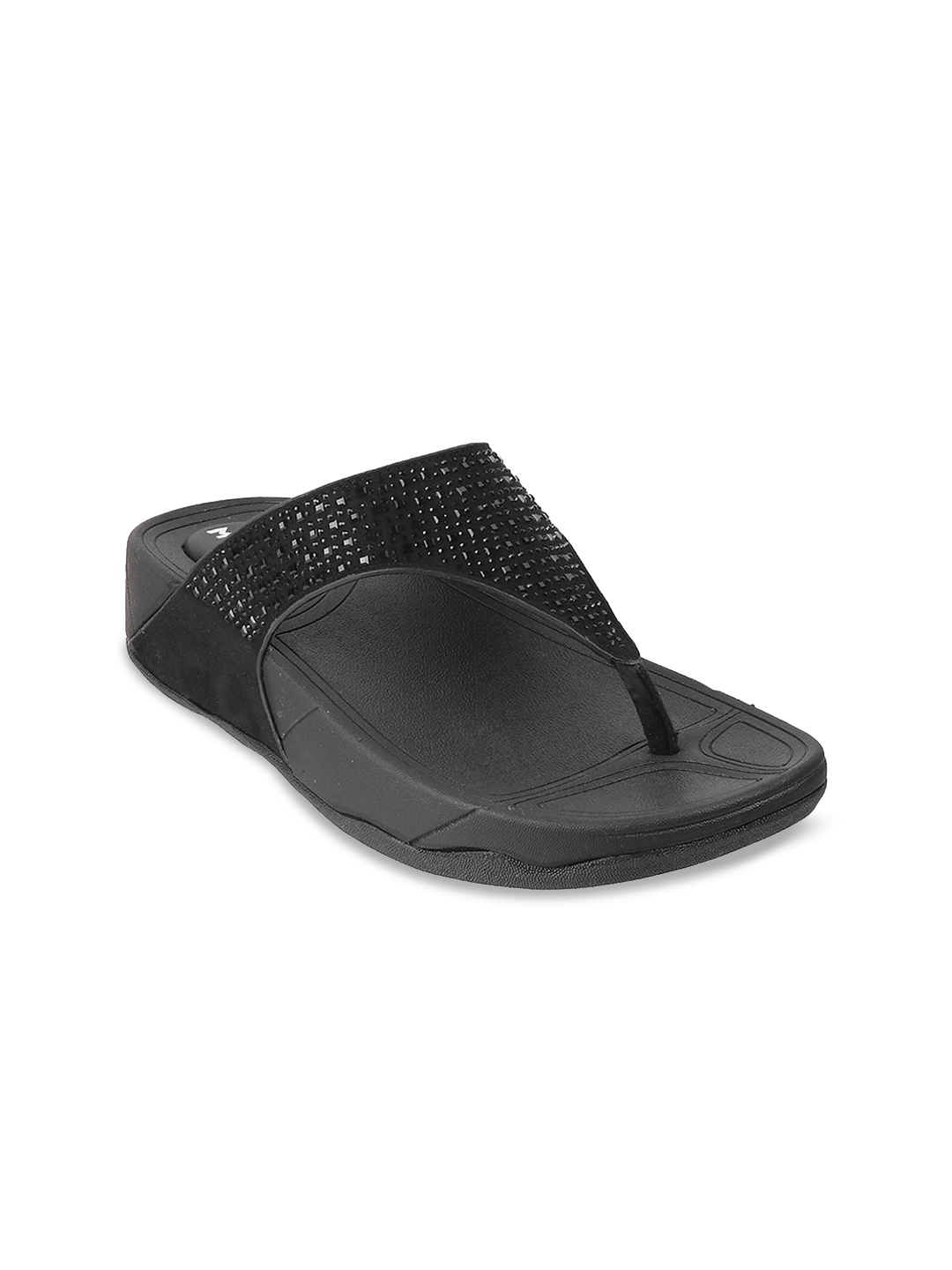 

Mochi Women Black Embellished Sandals