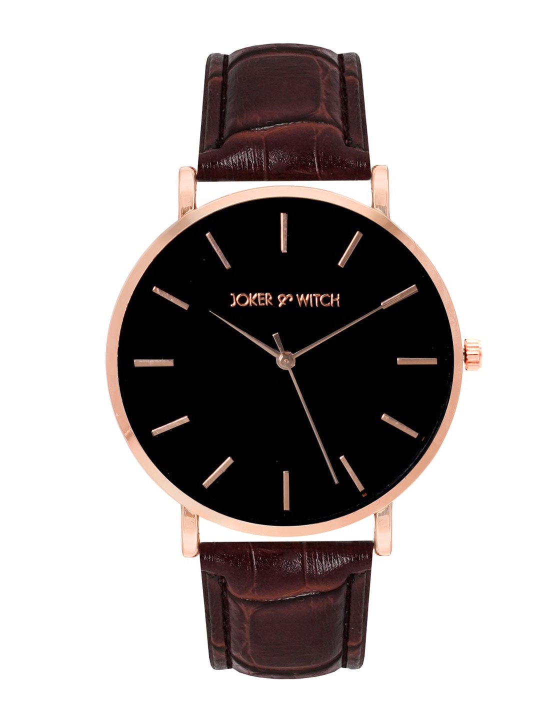 JOKER & WITCH Men Black Analogue Watch