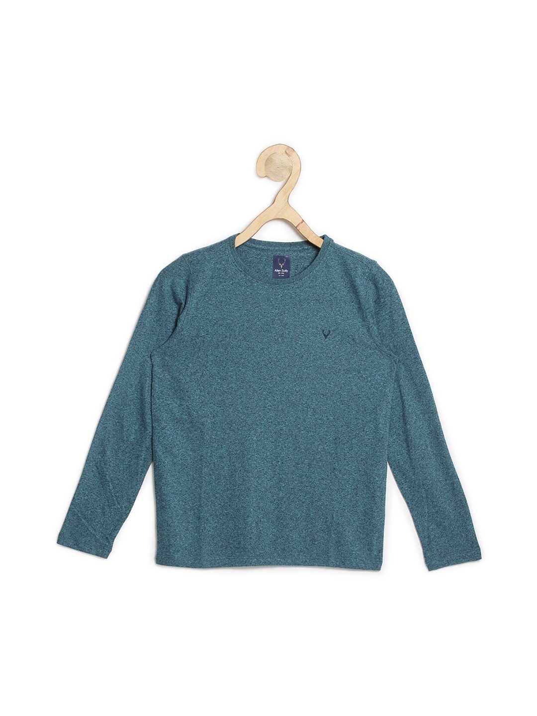 

Allen Solly Junior Boys Blue Solid Round Neck T-shirt