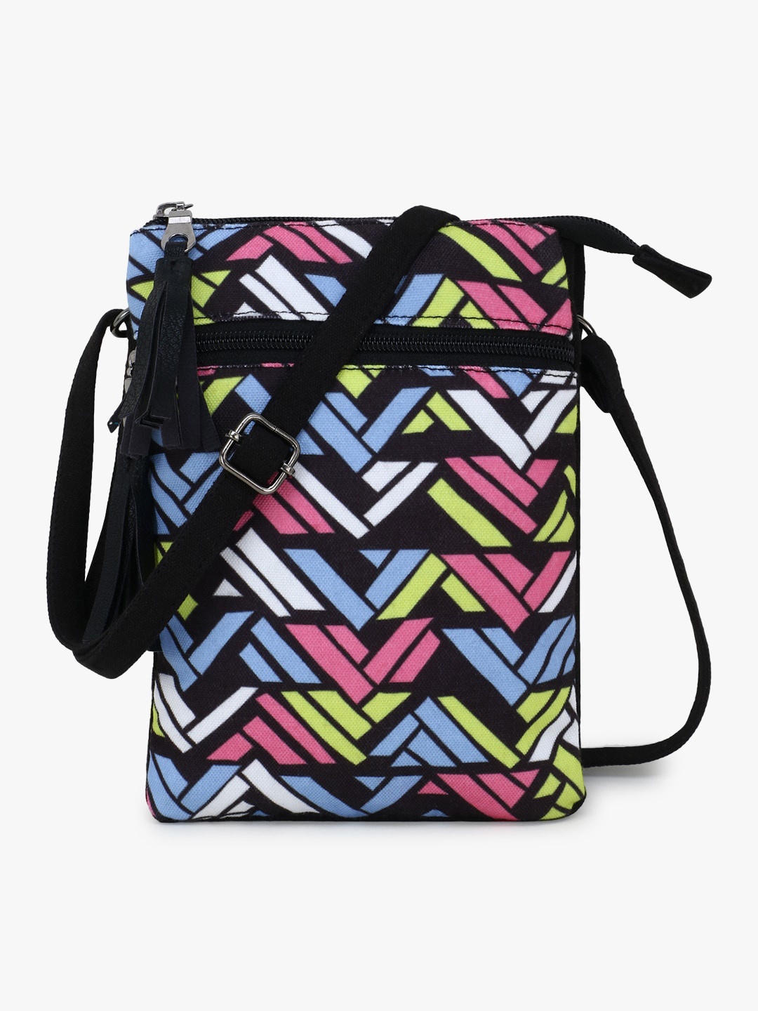 

Anekaant Multicoloured Printed Sling Bag, Multi