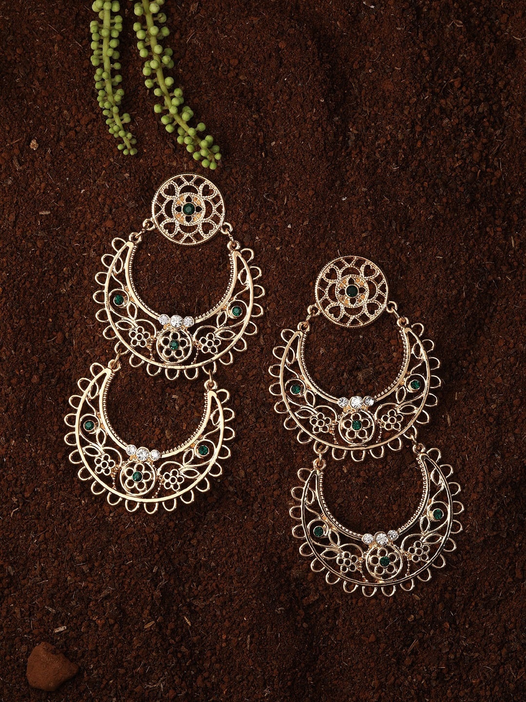 

Accessorize Gold-Toned Contemporary Chandbalis