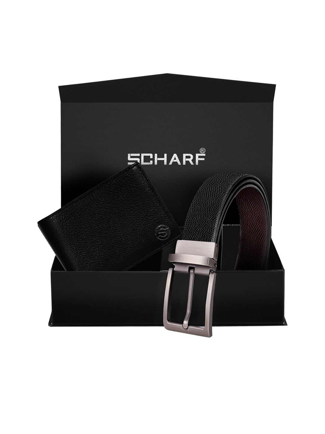 

SCHARF Men Black Solid Accessory Gift Set
