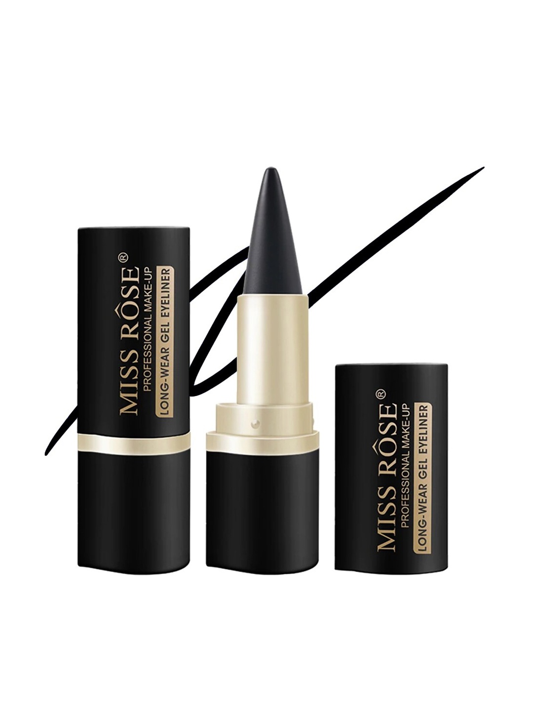 

MISS ROSE Black 7402-020H Creamy Kajal 20g