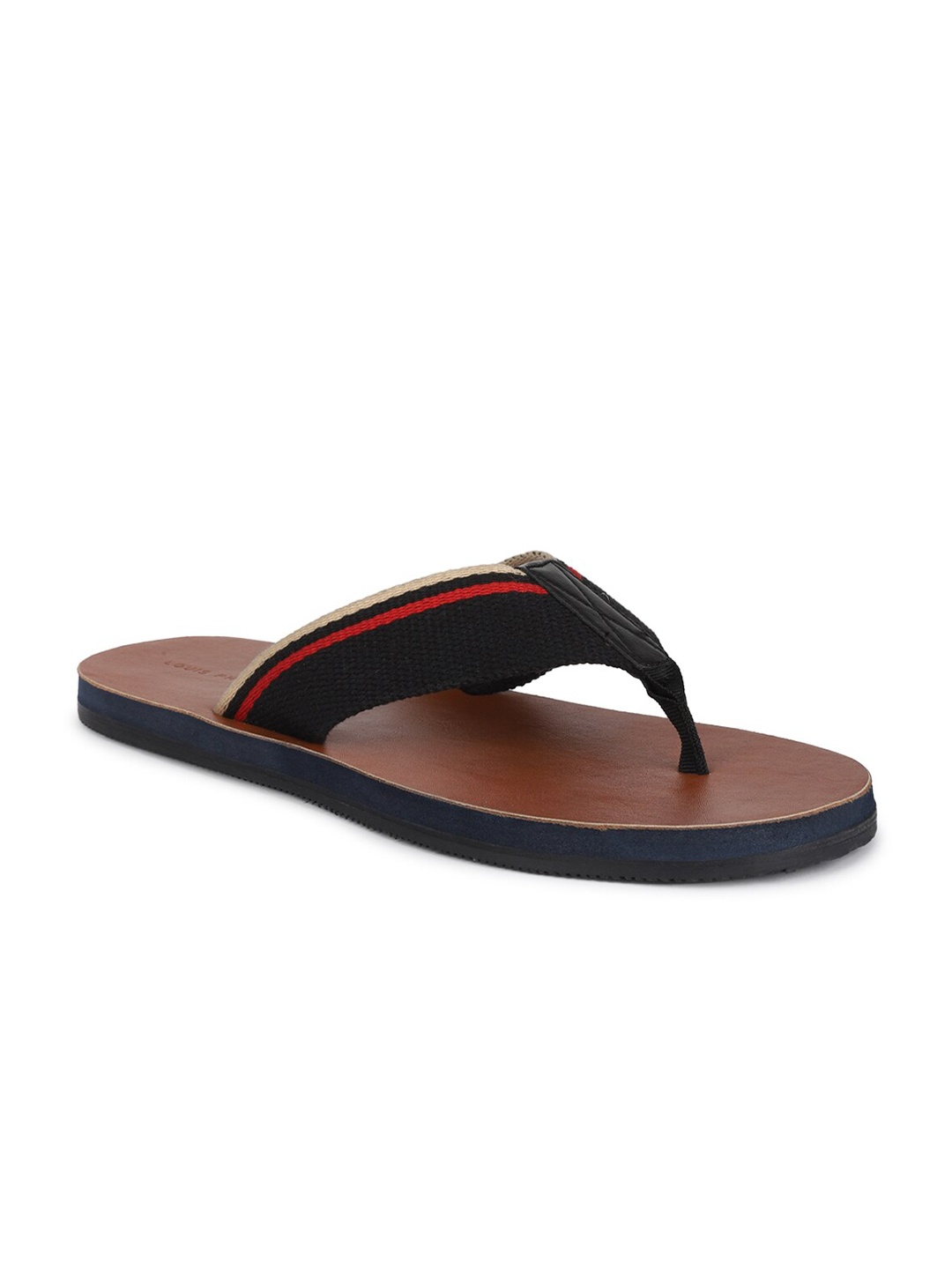 

Louis Philippe Men Black & Brown Comfort Sandals