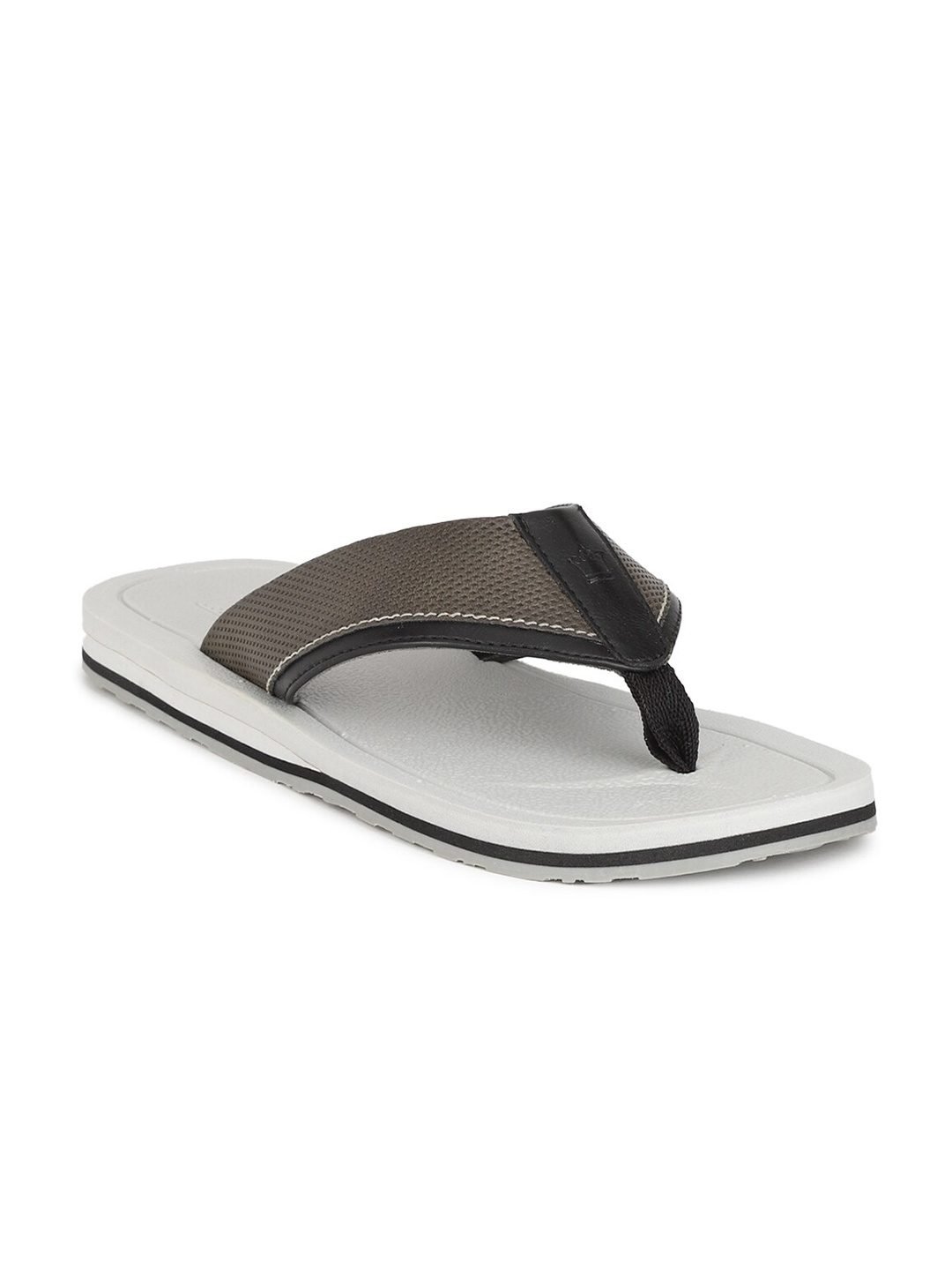 

Louis Philippe Men White & Black Comfort Sandals