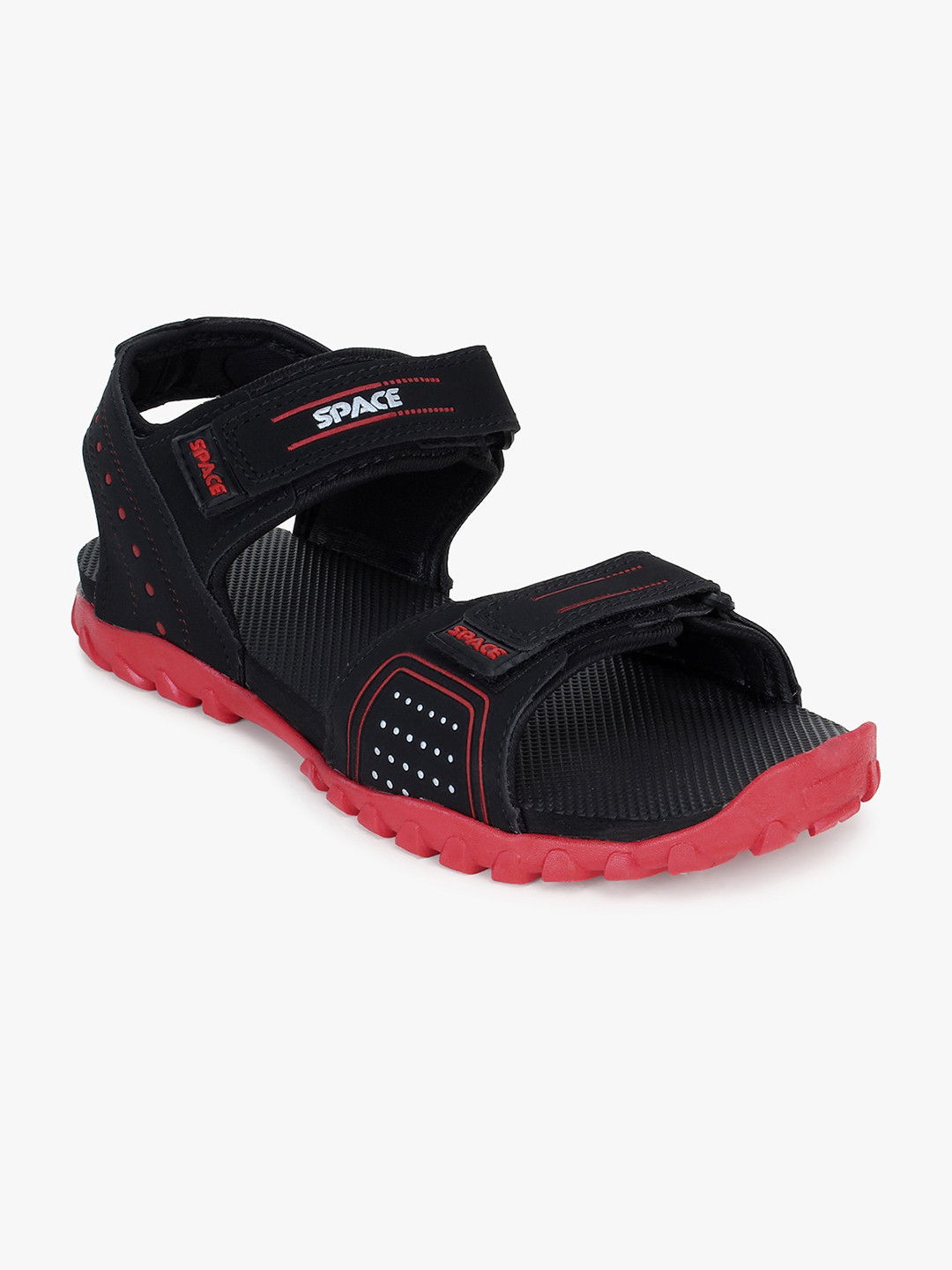

Space Men Black & Red Comfort Sandals