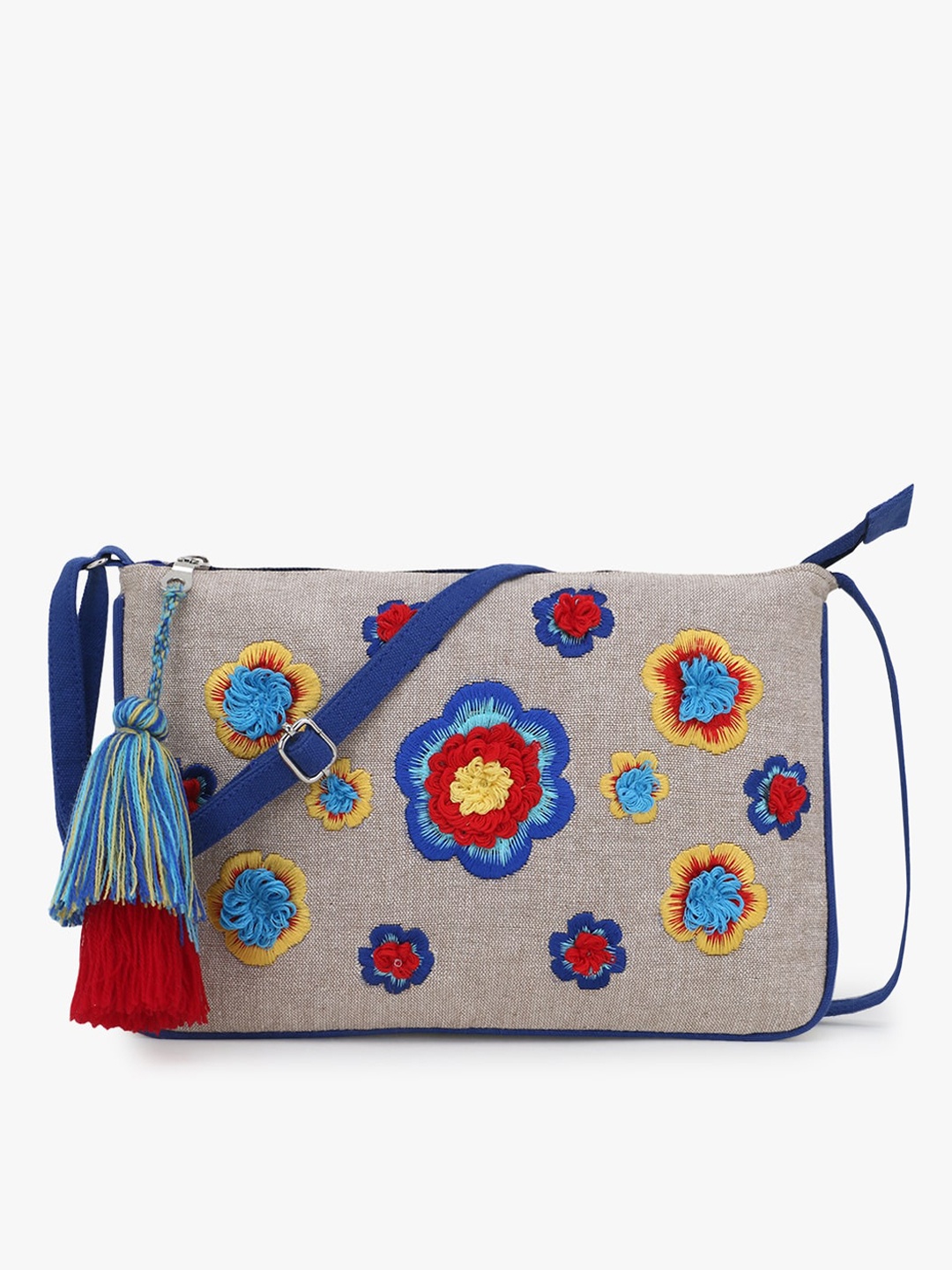 

Anekaant Off-White Printed Sling Bag