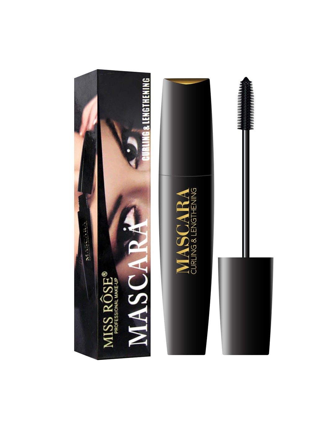 

MISS ROSE Curl & Lengthening Mascara 7401-037H 20 gm, Black