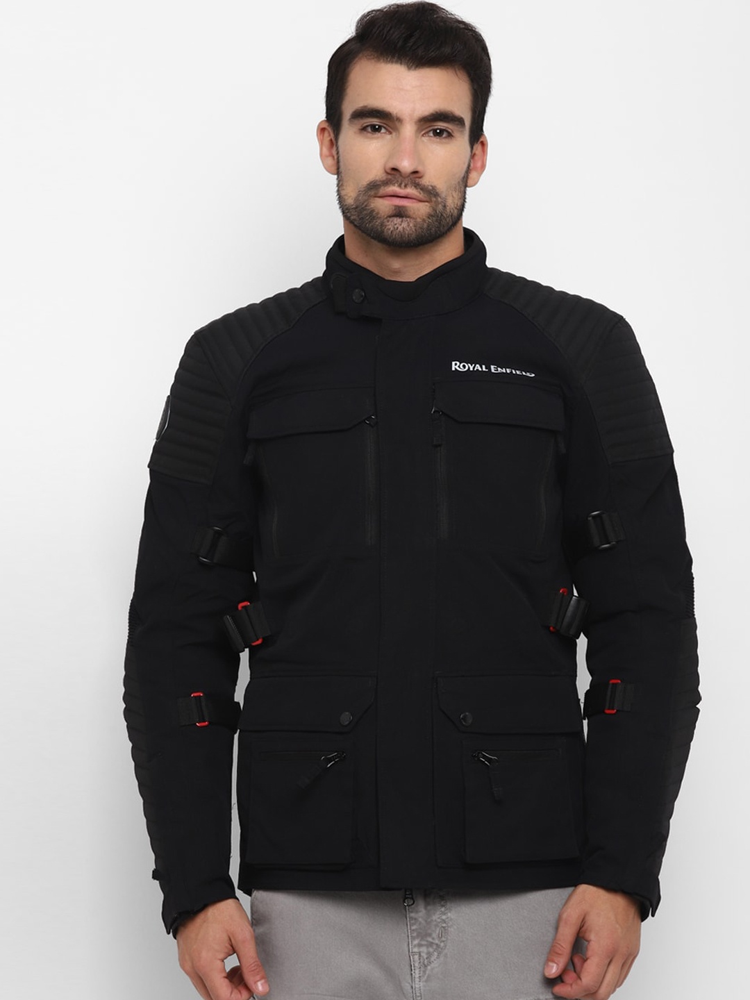 

Royal Enfield Men Black Nirvik Riding Jacket