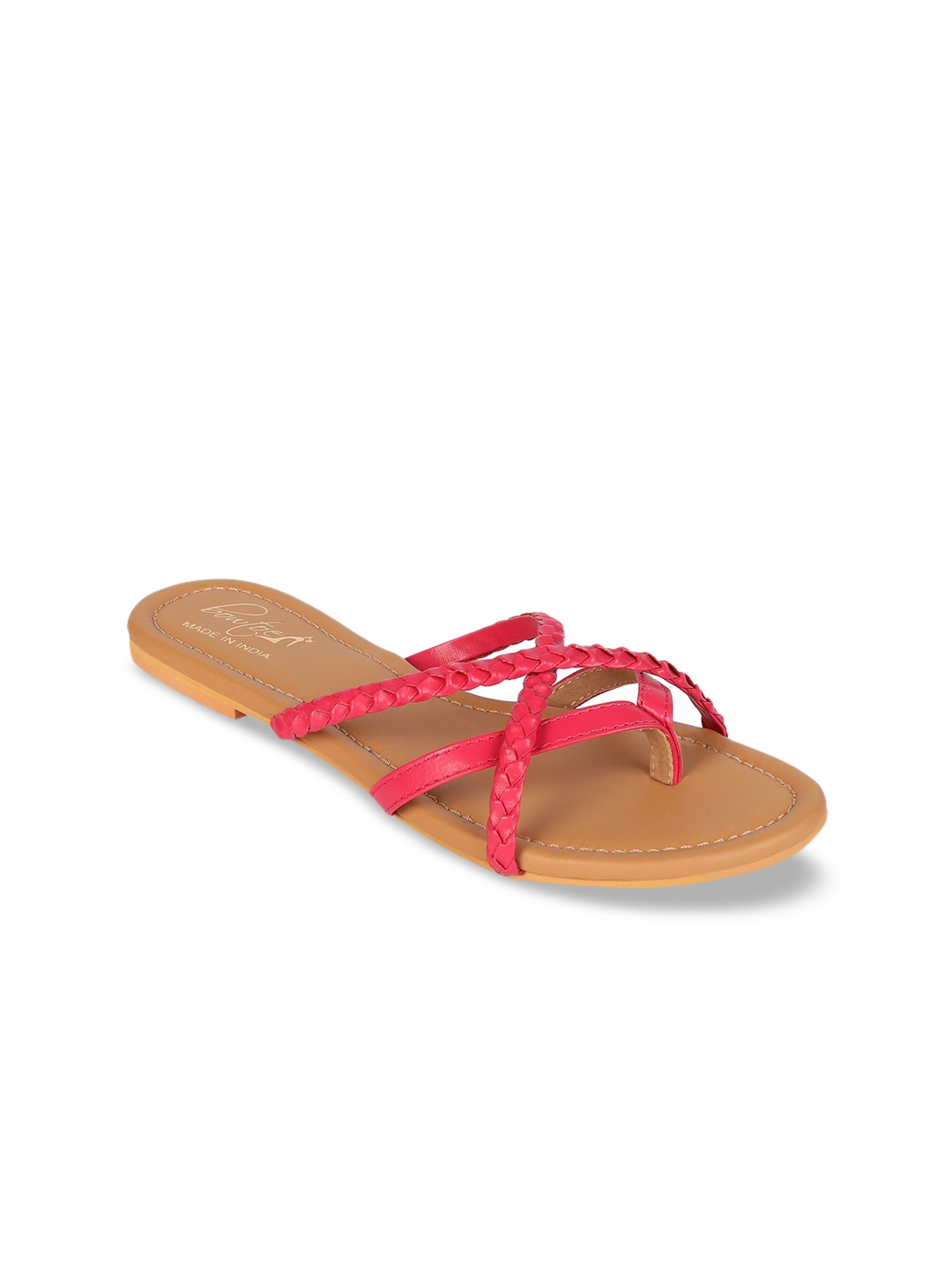 

Bowtoes Women Magenta Open Toe Flats
