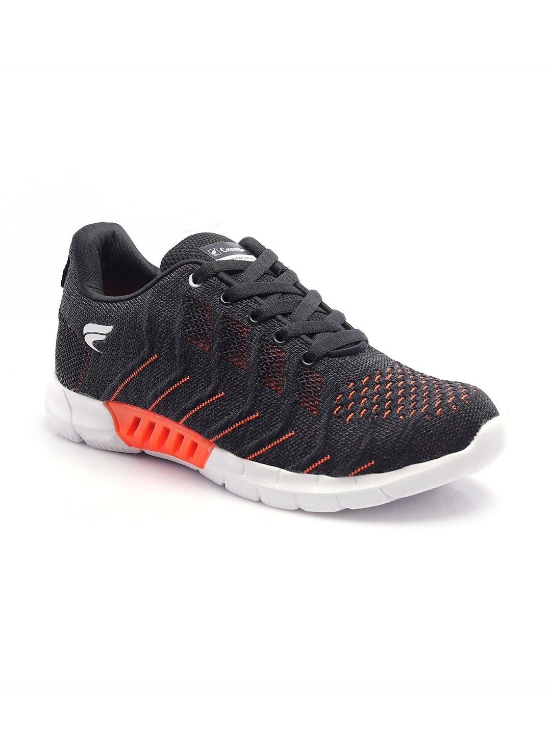 

Champs Men Grey Textile Running Shoes