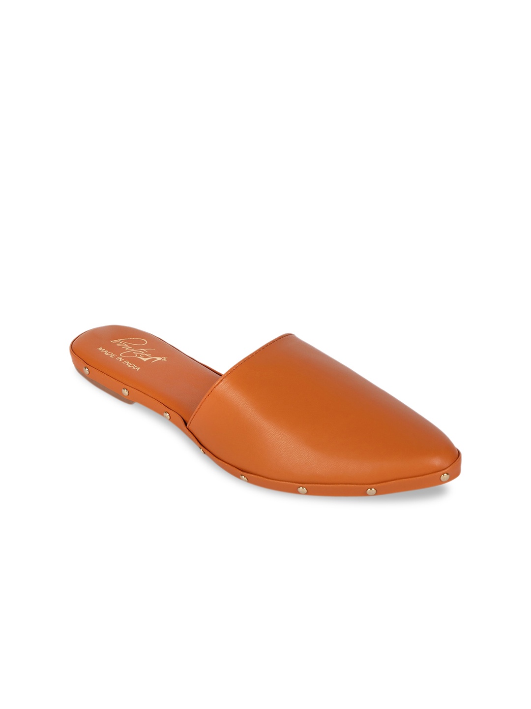 

Bowtoes Women Tan Brown Mules Flats