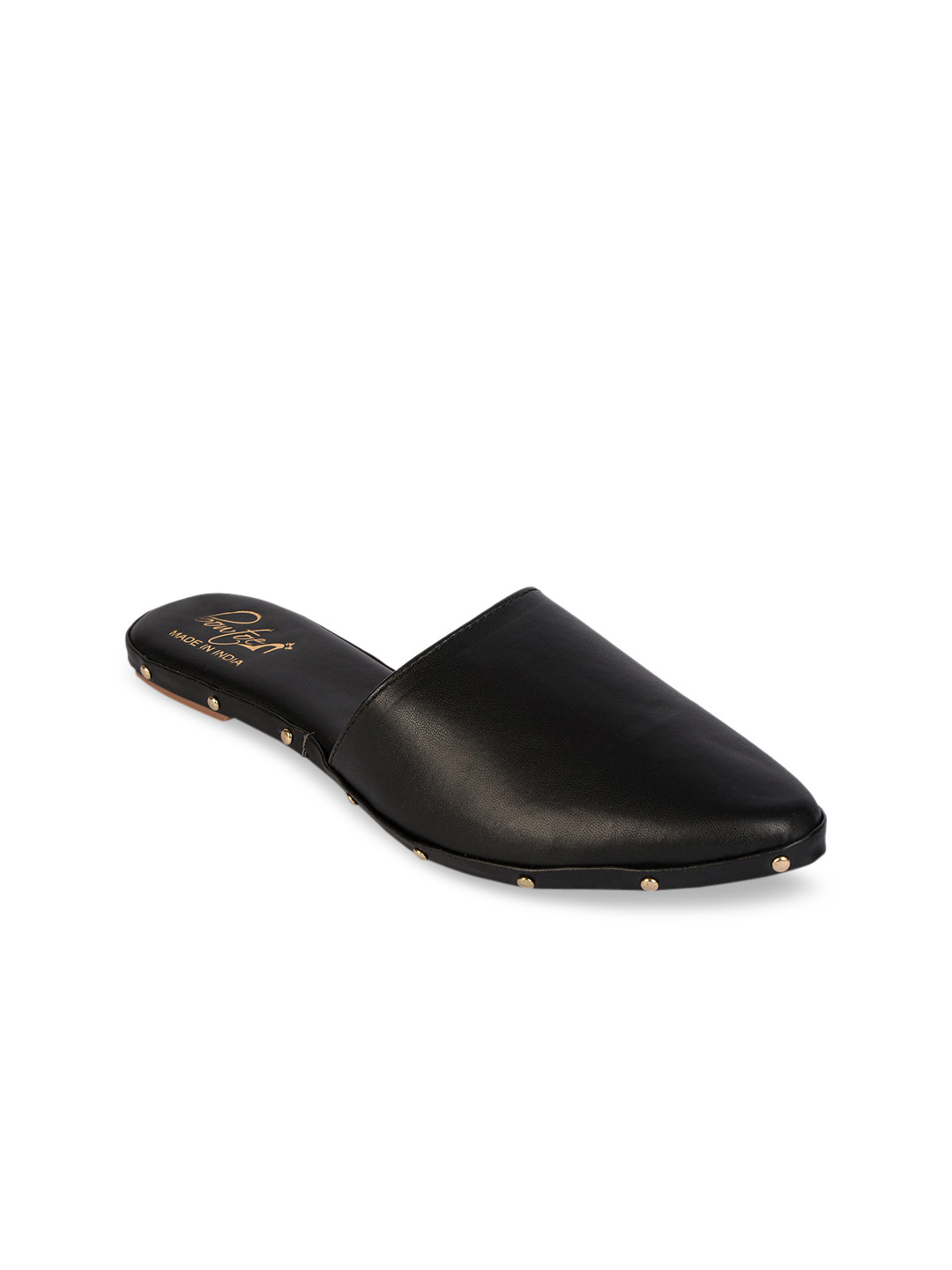 

Bowtoes Women Black Solid Mules