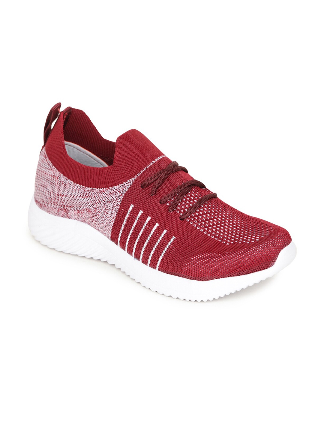 

TRASE Women Maroon Mesh Running Shoes