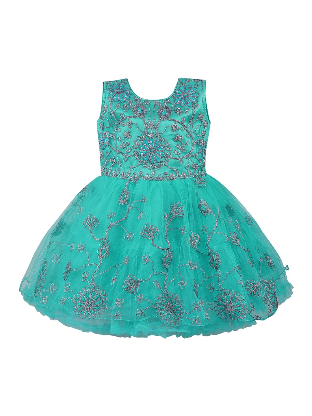 

Wish Karo Sea Green Net Dress