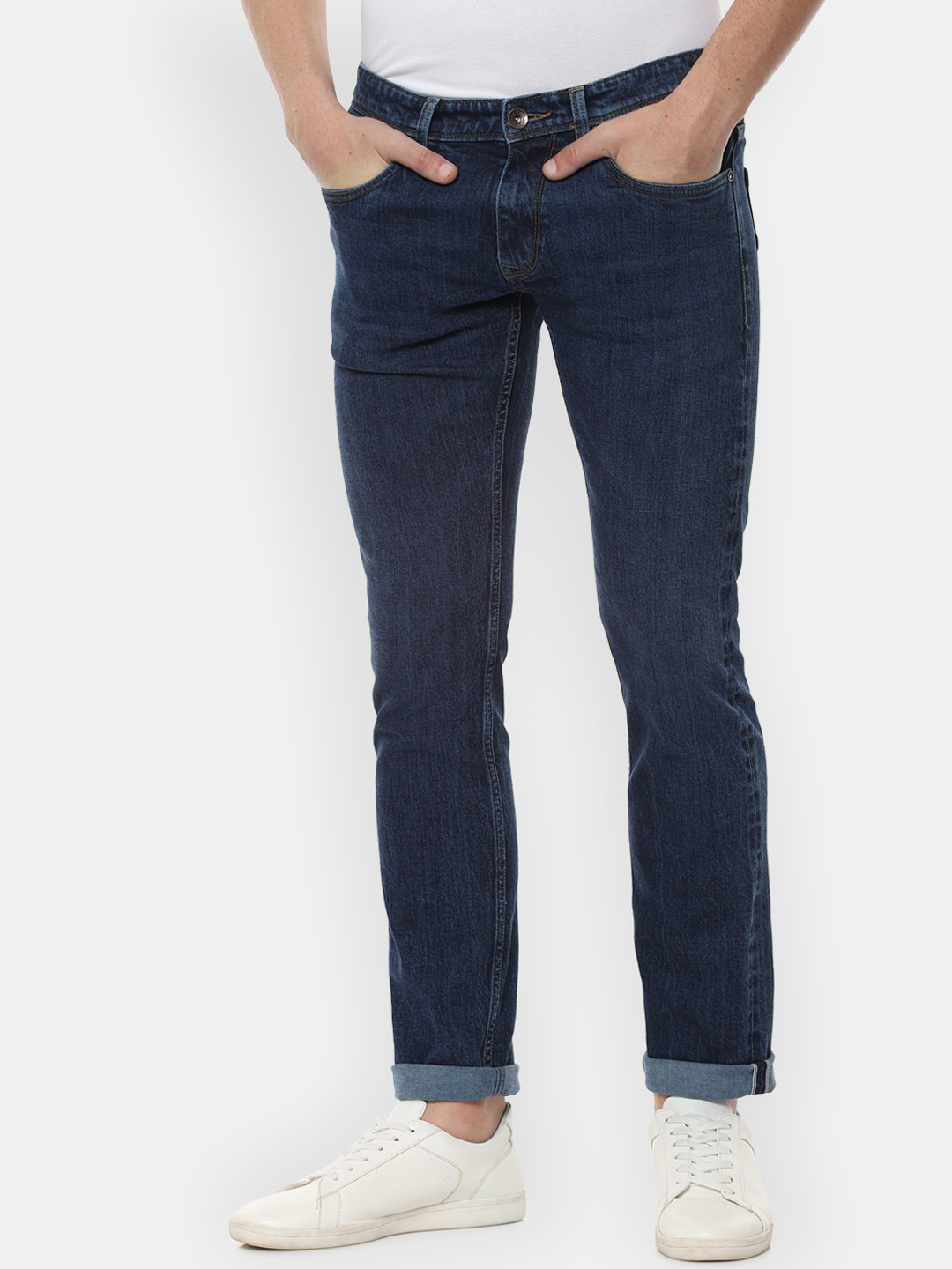 

Louis Philippe Jeans Men Navy Blue Slim Fit Jeans