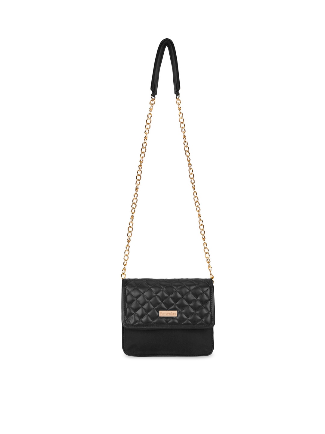 

Berrypeckers Black Textured Sling Bag