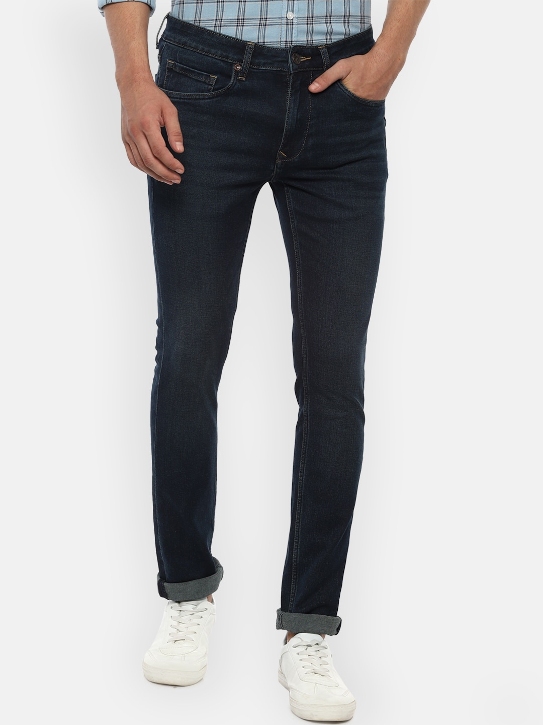 

Louis Philippe Jeans Men Navy Blue Slim Fit Jeans