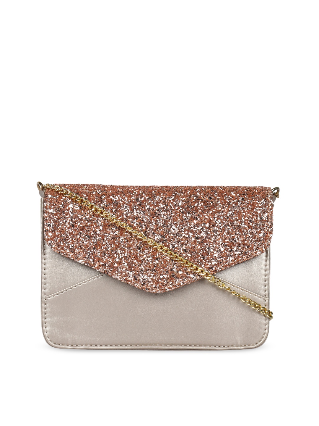 

Berrypeckers Gold-Toned Embellished Sling Bag
