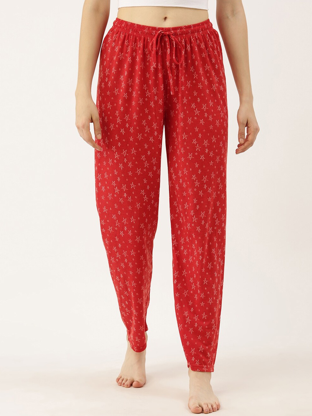 

Bannos Swagger Women Red Printed Lounge Pants