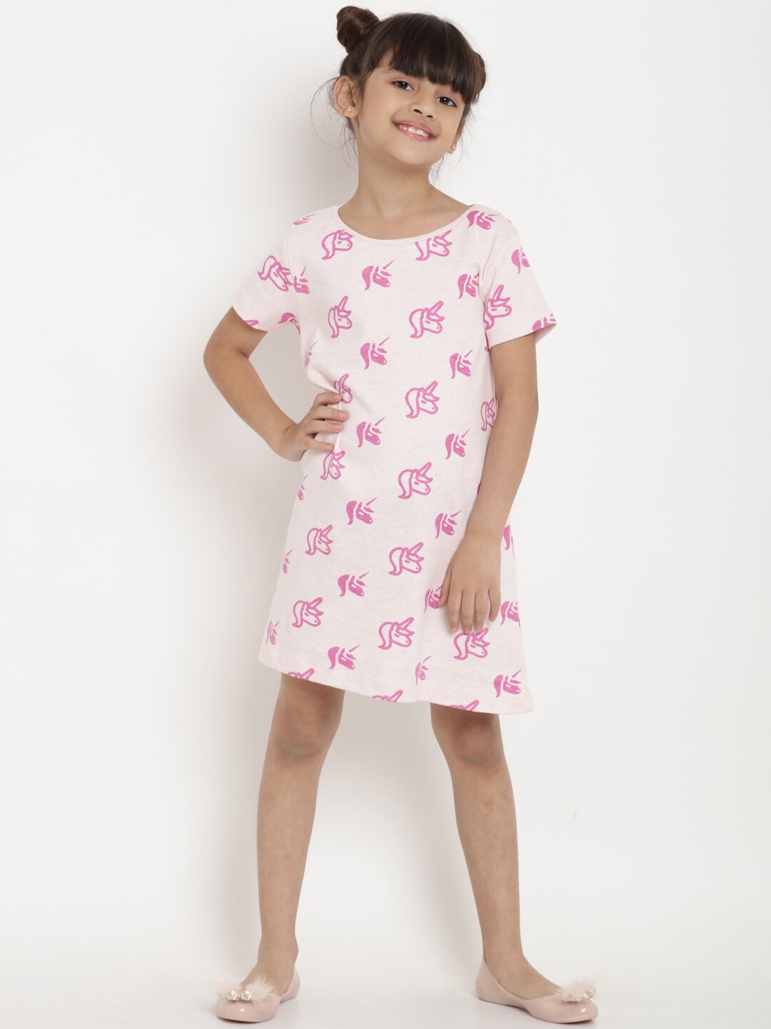 

berrytree Pink Printed Sustainable Nightdress