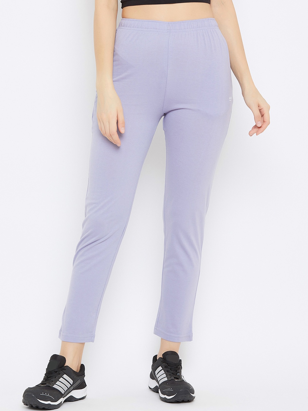 

Okane Women Lavender Solid Cropped Track Pants