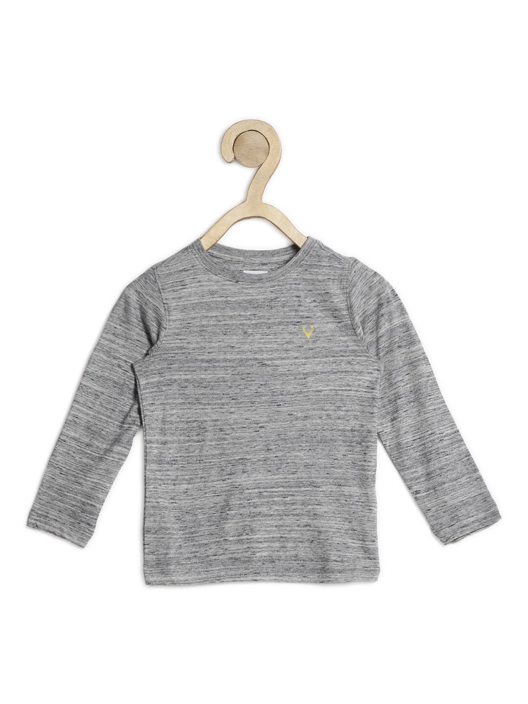 

Allen Solly Junior Boys Grey Solid Round Neck T-shirt