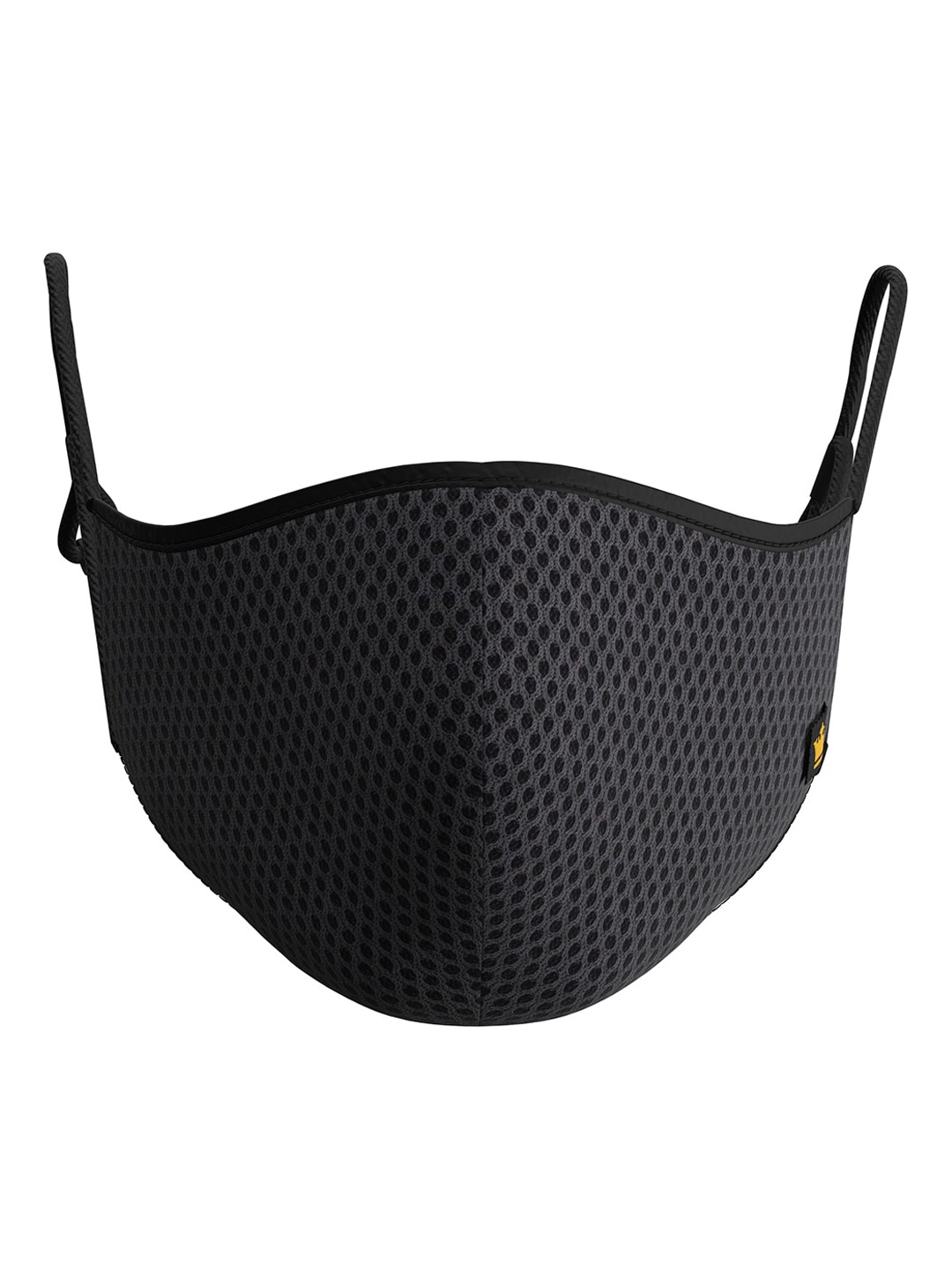 

Louis Philippe Men Black Solid 7-Ply Cotton Protective Outdoor Mask