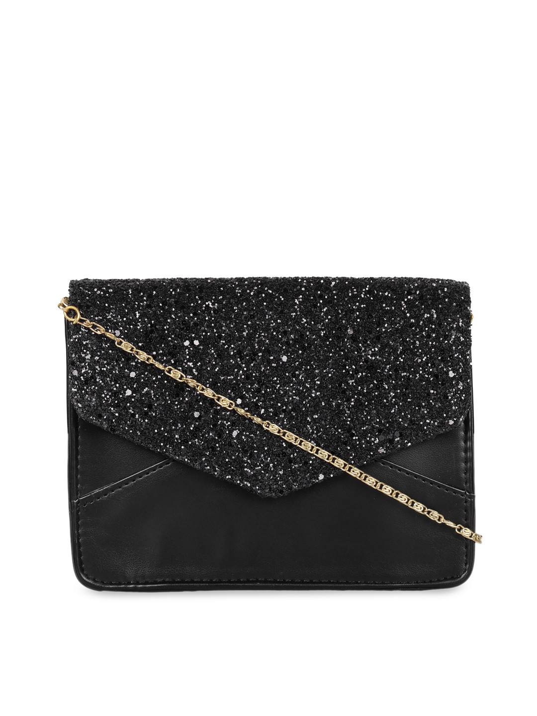 

Berrypeckers Black Embellished Sling Bag