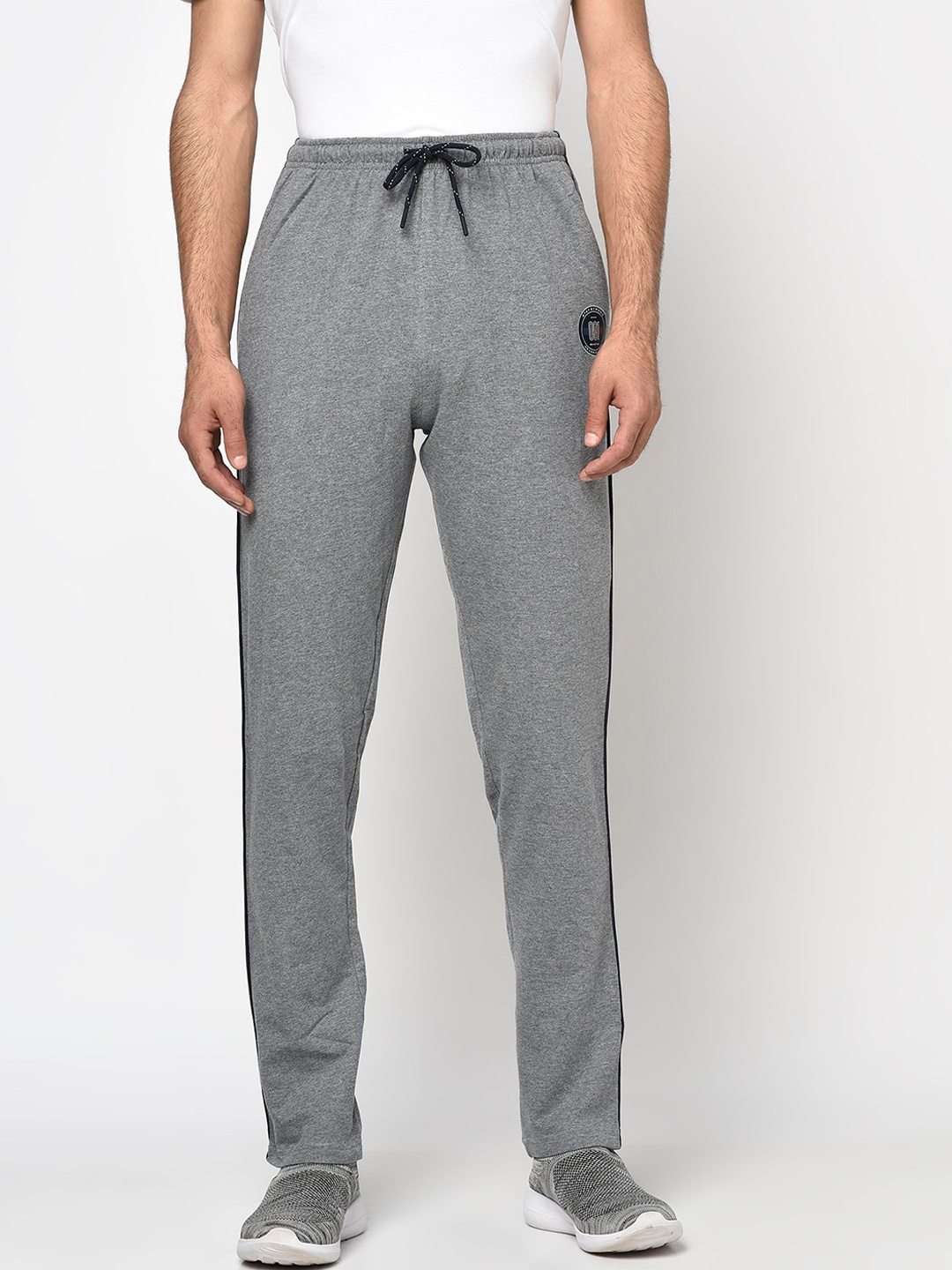 

Octave Men Grey Solid Cotton Track Pants