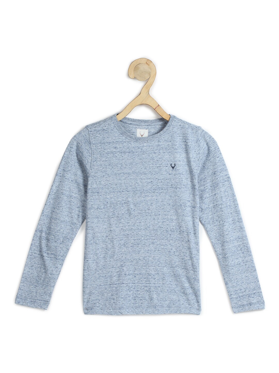 

Allen Solly Junior Boys Blue Solid Round Neck T-shirt
