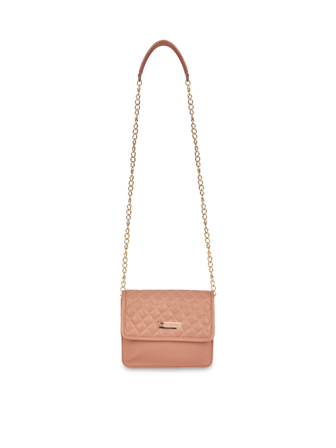 

Berrypeckers Peach-Coloured Solid Sling Bag