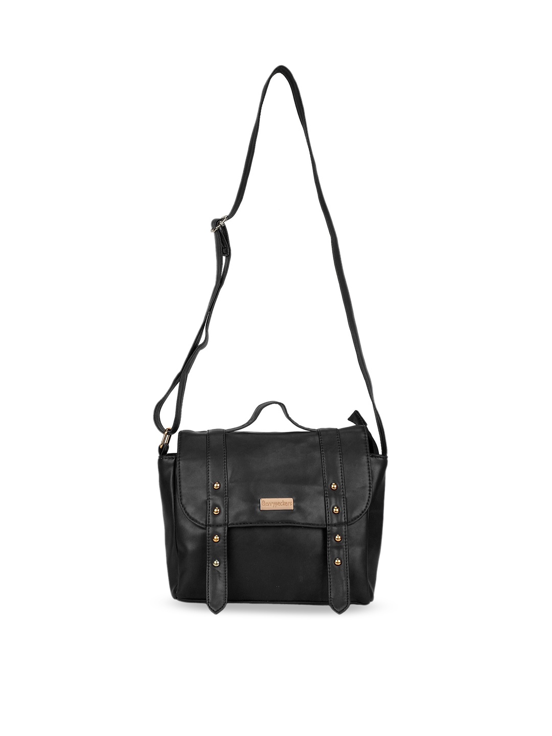 

Berrypeckers Black Solid Handheld Bag