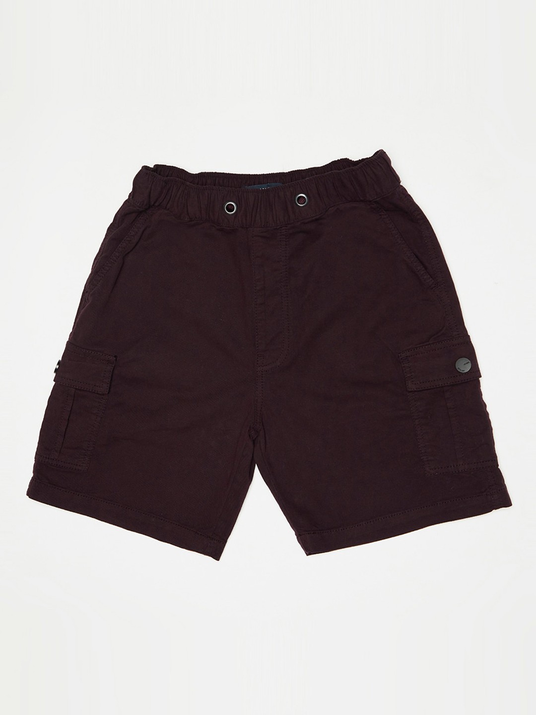 

Octave Boys Burgundy Solid Regular Fit Cargo Shorts