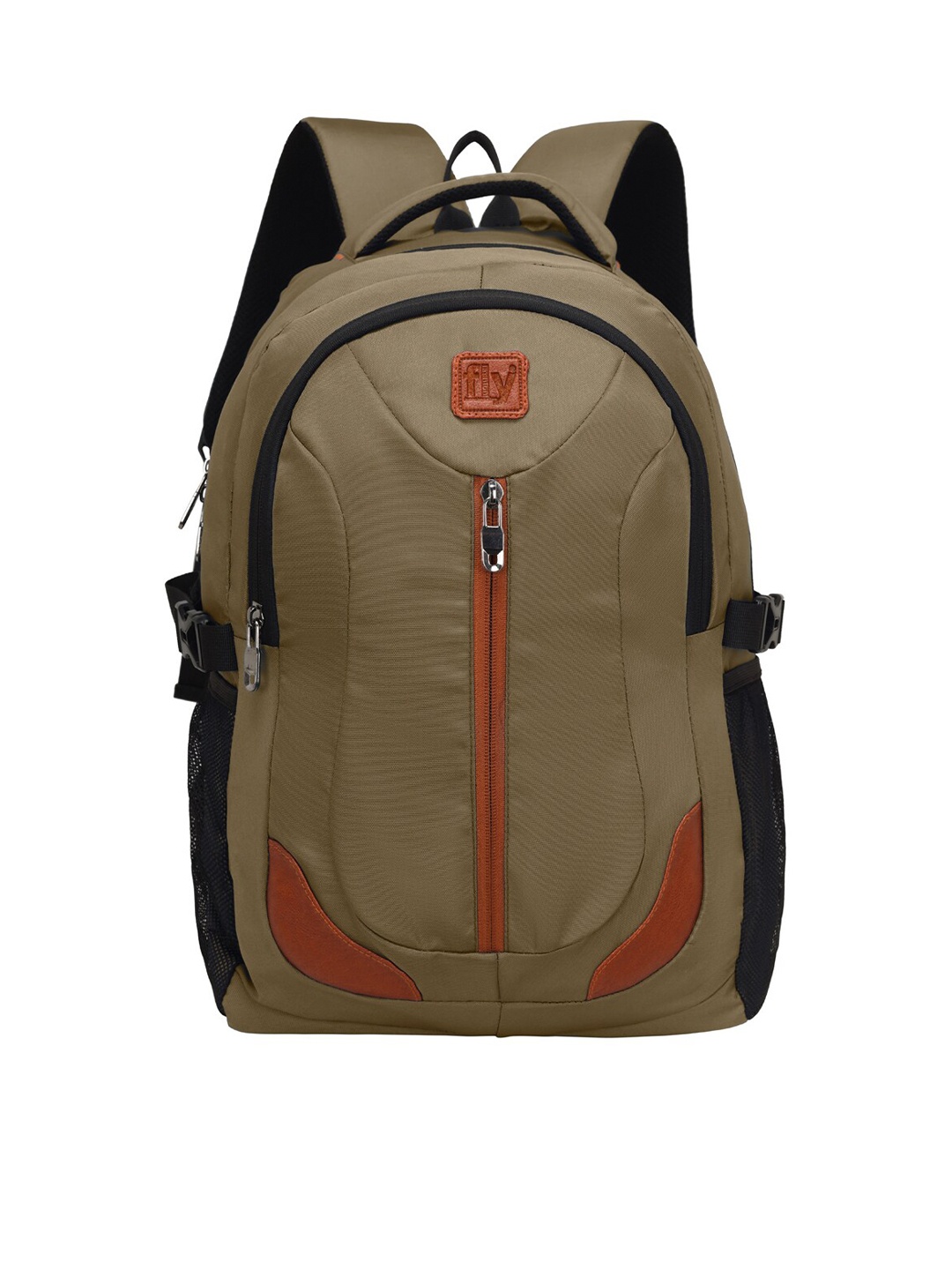 Leather World Unisex Khaki Solid