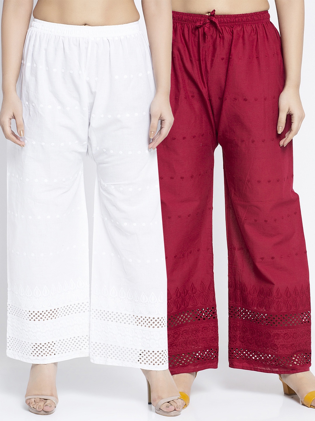 

GRACIT Women White Printed