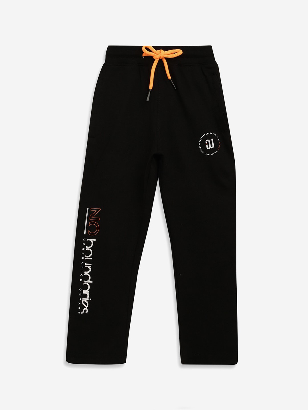 

Octave Boys Black Solid Cotton Track Pants