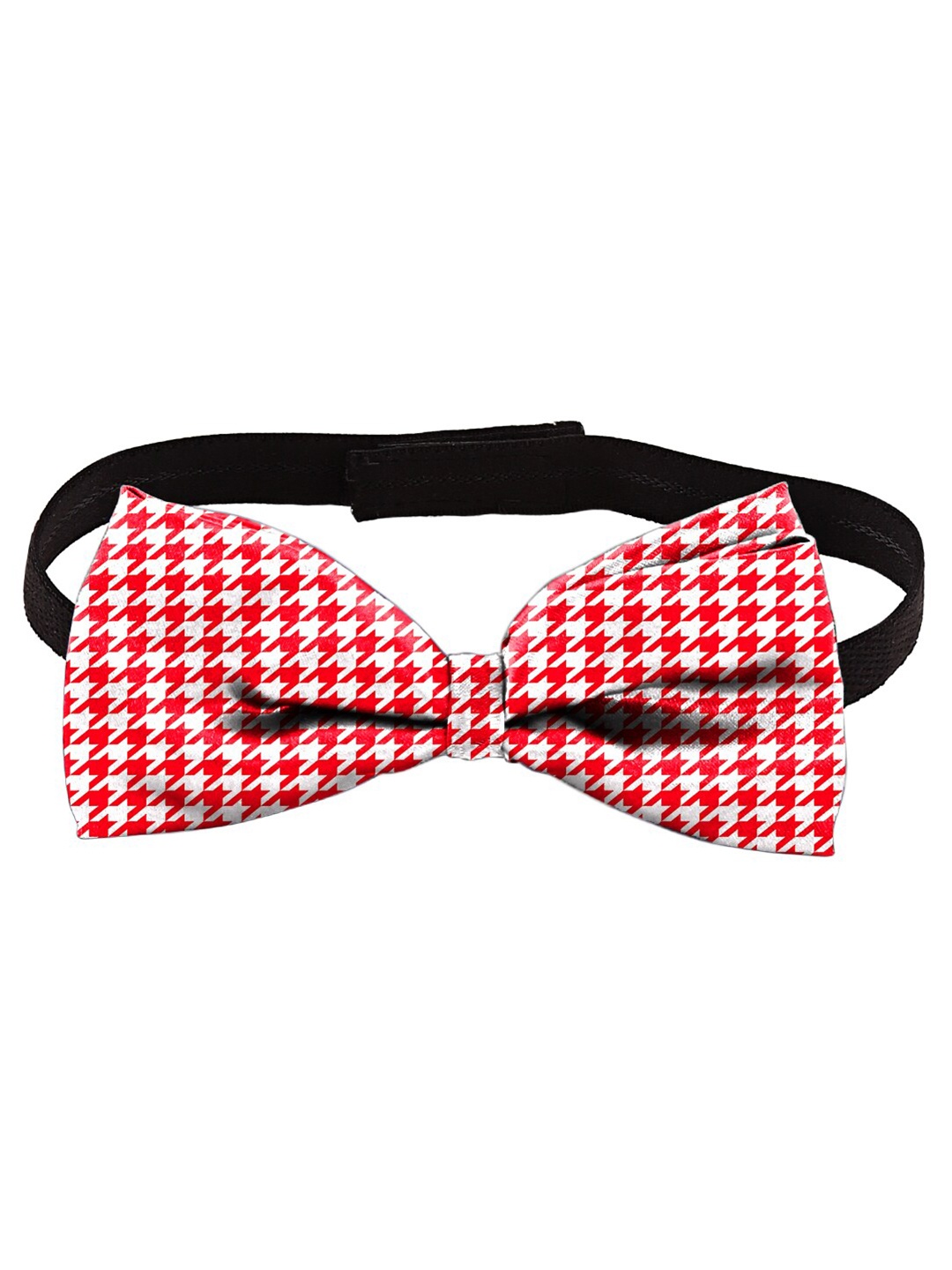 

Blacksmith Red & White Printed Bow Tie
