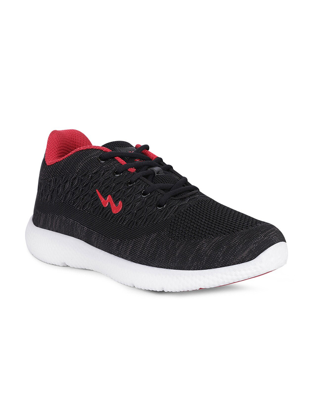 

Campus Men Black Mesh Running Shoes