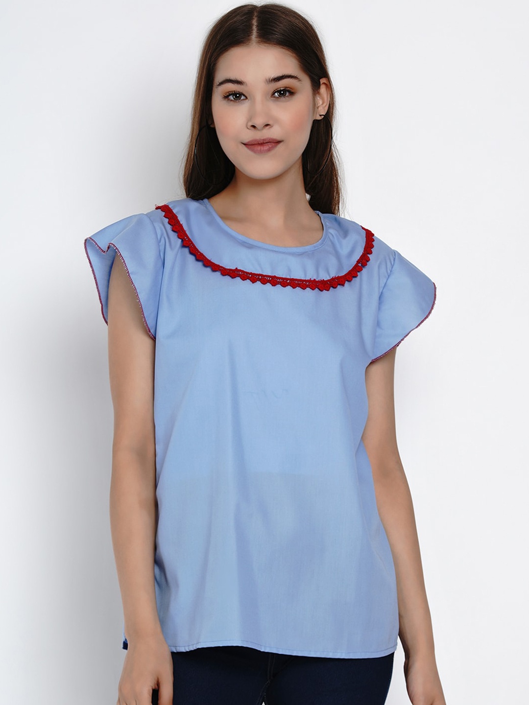 

Costura Blue Regular Top