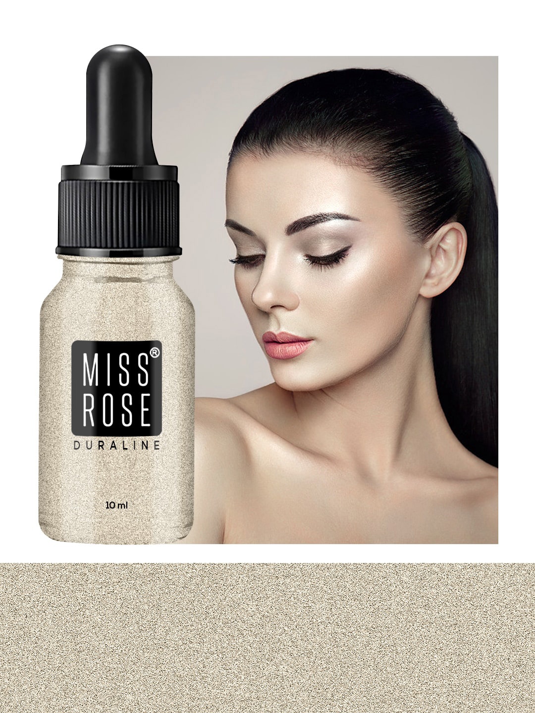 

MISS ROSE Duraline Glow Liquid Highlighter 7003-010Z 02 - 10ml, Brown