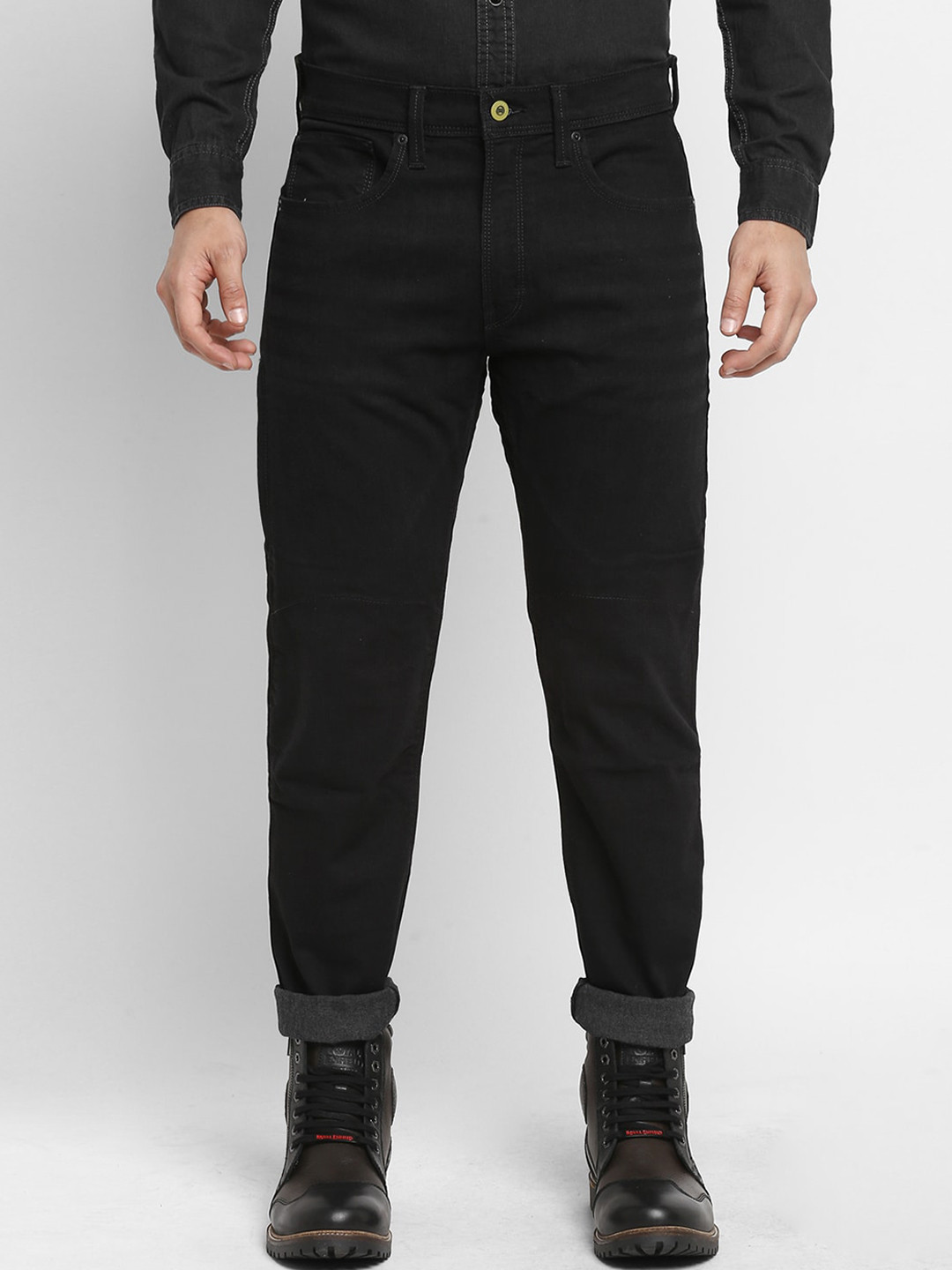 

Royal Enfield Men Black Jeans