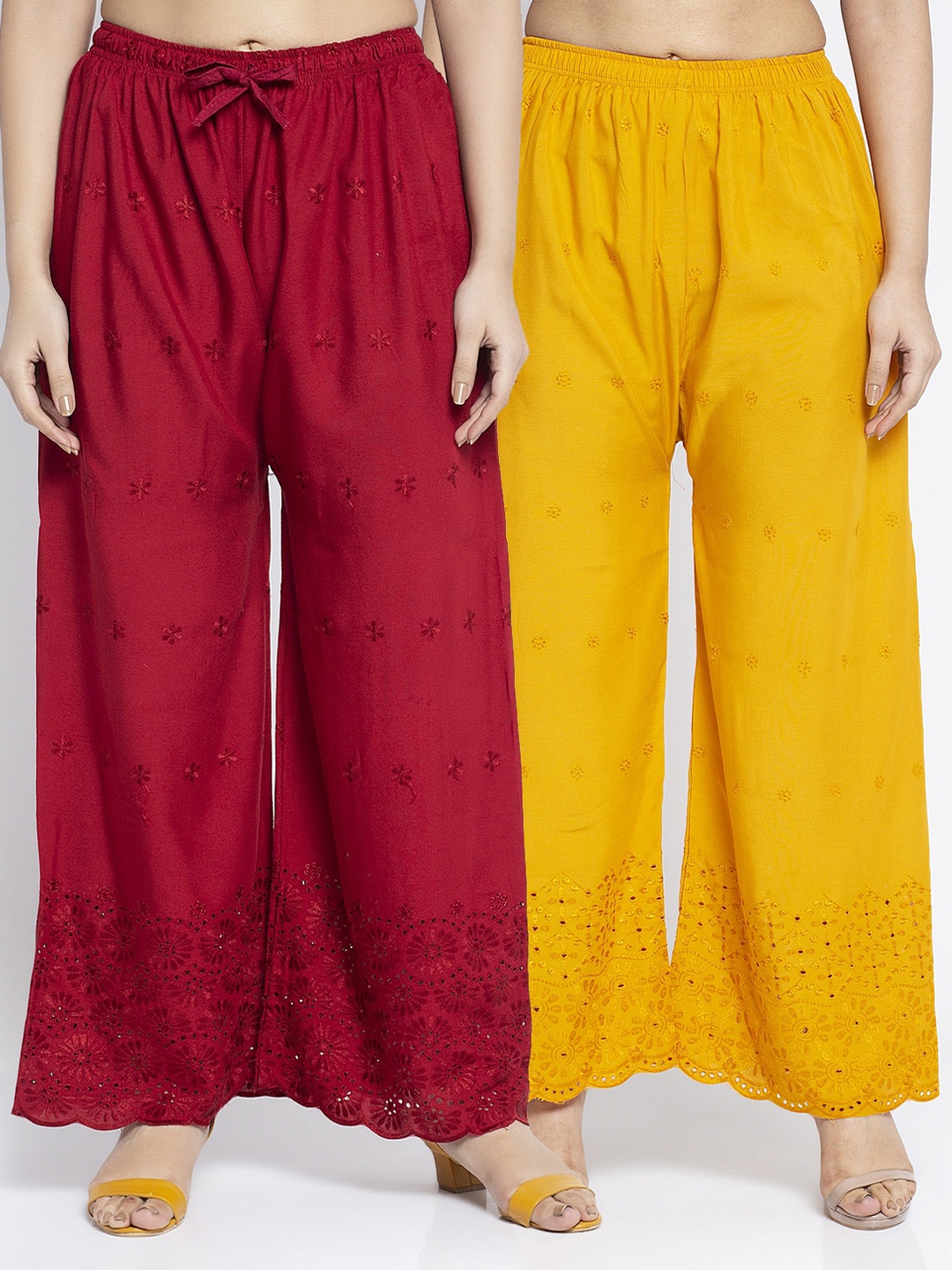 

GRACIT Women Maroon Printed, Red