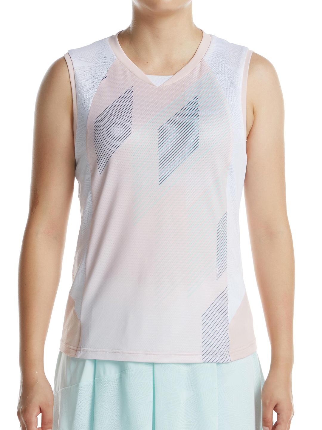 

PERFLY By Decathlon Women Pink Printed Round Neck T-shirt